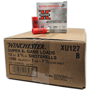 12 Gauge - Winchester Upland & Small Game 2-3/4" 7.5 Shot - 250 Rounds
