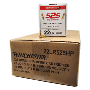 22 Long Rifle - Winchester 36 Grain Copper Plated Hollow Point - 5250 Rounds