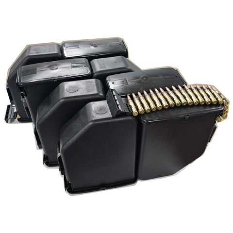 5.56 NATO - Win / Lake City 55 Grain M193 FMJ Linked 249 SAW Box - 1600 Rounds